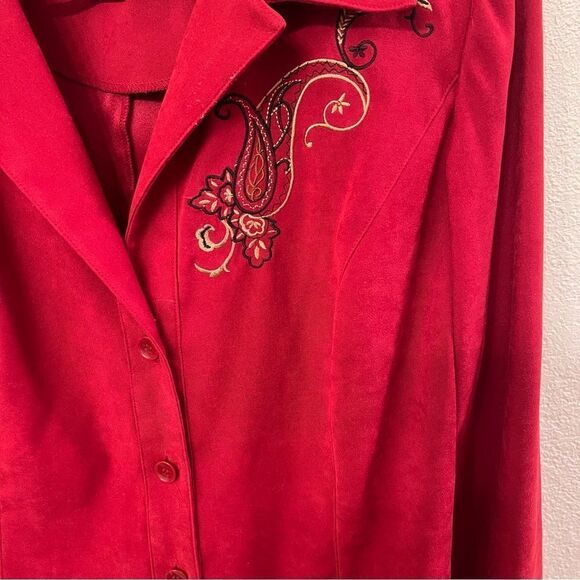 Studio I Vintage Long Sleeve Lite Weight Jacket Size 10 - Picture 2 of 5